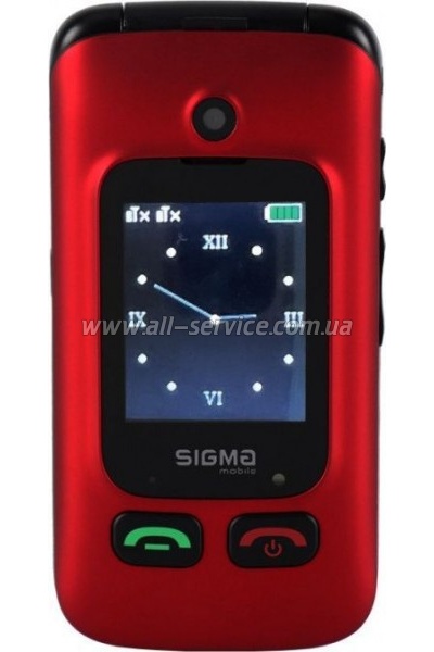 ��������� ������� Sigma Comfort 50 Shell Duo Type-C Red Black (4827798212516)