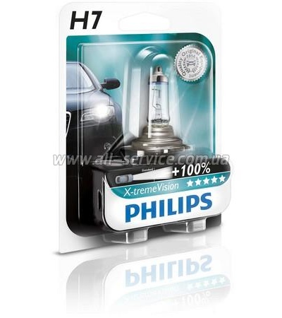    Philips H7 X-treme VISION, 3700K (12972XV+S2)