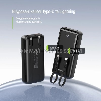 ������� ������������� ColorWay 20000mAh DigiPower PD 22.5W Black (CW-PB200LP01BK)