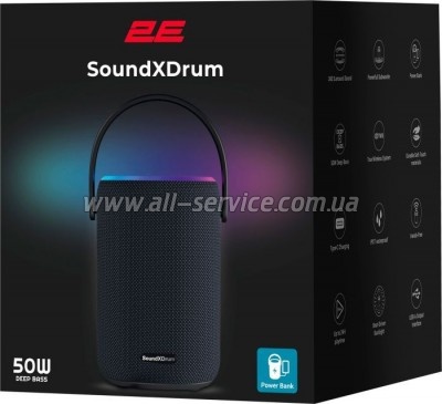   2E SoundXDrum Black (2E-BSSXDWBK)