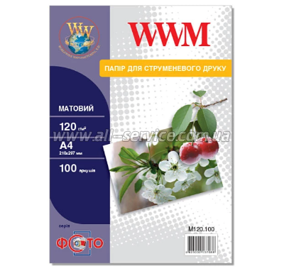  WWM Matte 120/ A4 100 (M120.100)