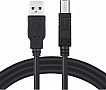 Кабель для принтера USB 2.0 AM/BM 3.0m black ColorWay (CW-CBUB073-BK) Кабель для принтера USB 2.0 AM/BM 3.0m black ColorWay (CW-CBUB073-BK)