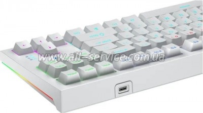  Aula F3032 White keycaps plus 21 Yellow keys KRGD Brown USB UA White (6948391201757)