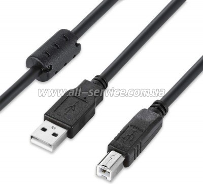 ������ ��� �������� USB 2.0 AM/BM 3.0m black ColorWay (CW-CBUB073-BK)