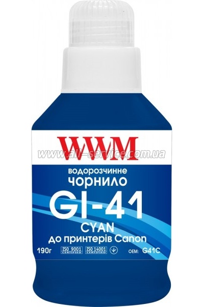 WWM GI-41 Canon Pixma G2420/ 3420 140 Cyan (G41C)