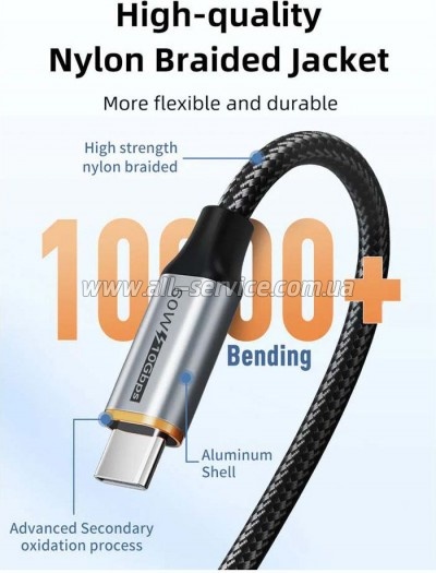 ���� ������ USB 3.1 AM to USB-C 1.5m Cabletime (CA915231)