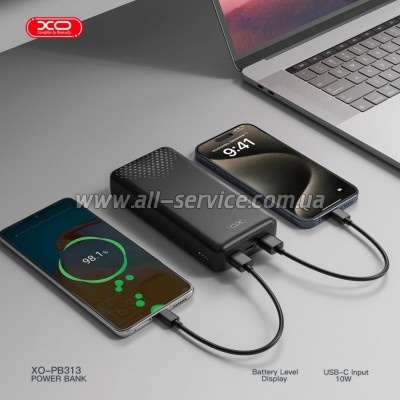 ������� ������������� XO 20000mAh PD 10.5W black (XO-PB313-BK)