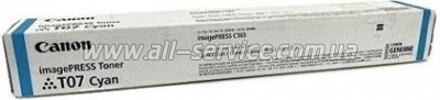 �����-�������� Canon T07 Canon Image PRESS C160/ C170 Cyan (3642C001)