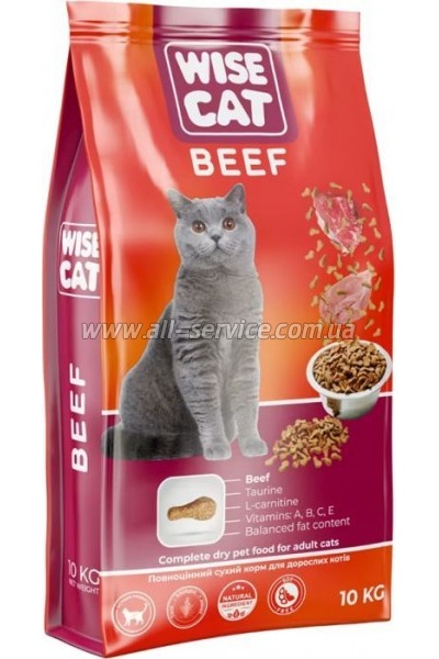     Wise Cat Beef 400  (4820111141722)
