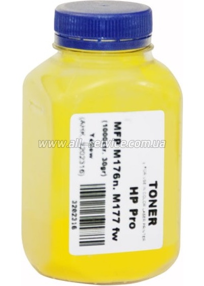 Тонер АНК HP Pro MFP M176n/ 177fw Yellow 30г/ банка (3202316) Тонер АНК HP Pro MFP M176n/ 177fw Yellow 30г/ банка (3202316)