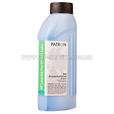 ТОНЕР HP LJ P CP1525 COLOR CYAN ФЛАКОН 45 г PATRON ТОНЕР HP LJ P CP1525 COLOR CYAN ФЛАКОН 45 г PATRON