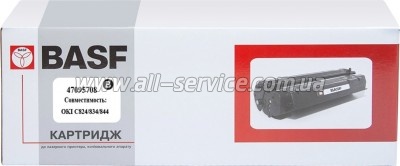 �������� BASF OKI C824/ C834/ C844 ������ 47095708 Black (BASF-KT-47095708)