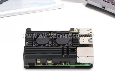     KUONGSHUN for Raspberry Pi 5 Alu 2 fans (RA787)