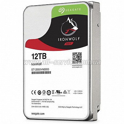  Seagate 3.5" 12TB (ST12000VN0008)