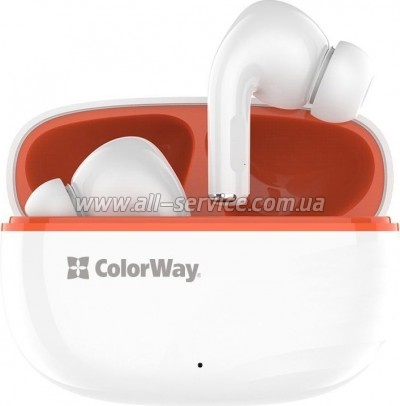 �������� ColorWay Slim TWS-5 Earbuds White (CW-TWS5WT)