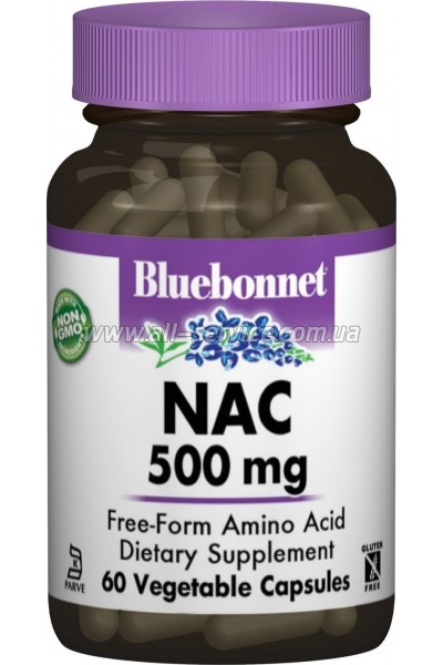  Bluebonnet Nutrition NAC (N--L-) 500, 60   (BLB0064)