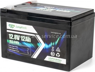 ������� LiFePo4 Longttech 12.8V 12Ah (LAR1212-LT12-R32)