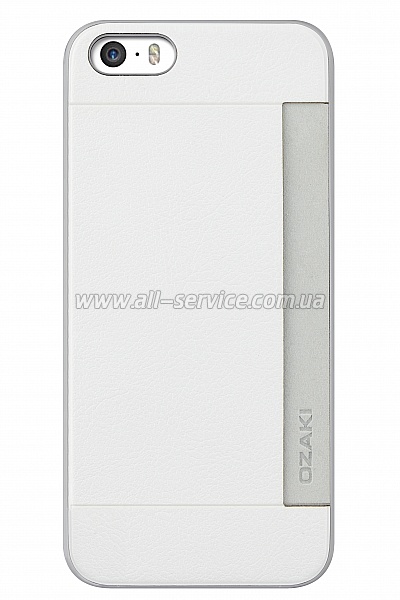  OZAKI O!coat-0.3+Pocket iPhone 5/5S White OC547WH