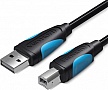 ������ ��� �������� USB 2.0 AM/BM 2.0m black Vention (VAS-A16-B200)