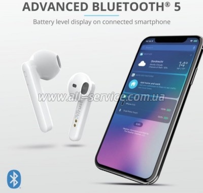  Trust Primo Touch True Wireless Mic White (23783)