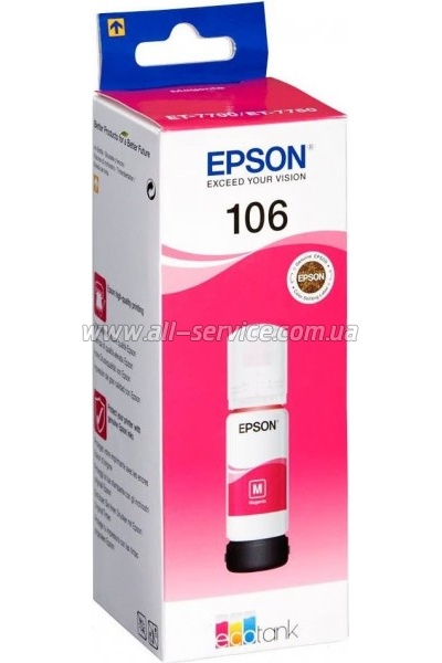  Epson 106 Epson L7160/ 7180 Magenta (C13T00R340)