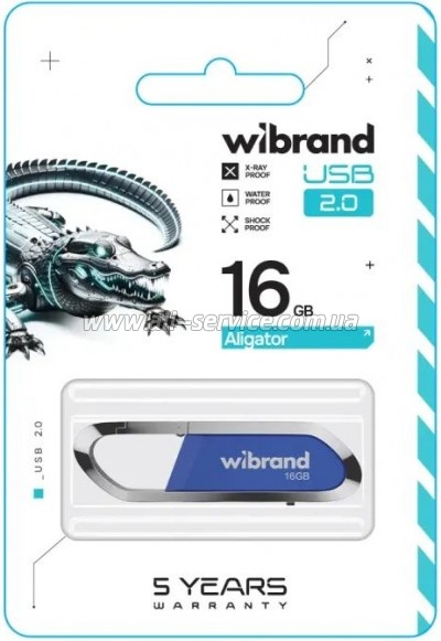 Wibrand 16GB Aligator Blue USB 2.0 (WI2.0/AL16U7U)