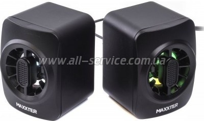   Maxxter CSP-U005RGB USB Black (CSP-U005RGB)