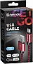 ���� ������ USB 2.0 AM to Micro 5P 1.0m USB08-03T red Defender (87801)