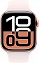 - Apple Watch Series 10 GPS 42mm Rose Gold Aluminium Case with Light Blush Sport Band - M/L (MWWJ3QH/A)