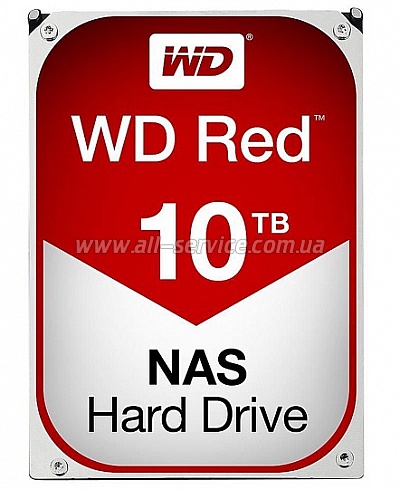  10TB WD SATA 6GB/S 256MB RED (WD100EFAX)