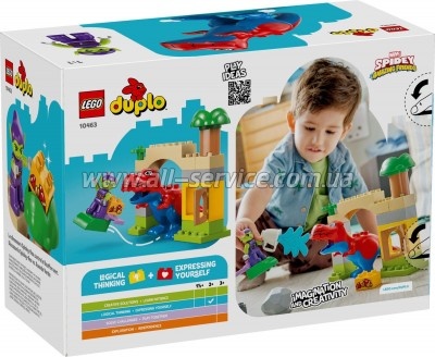����������� LEGO DUPLO Marvel �������� Spidey-Rex ����� �������� ������ (10463)