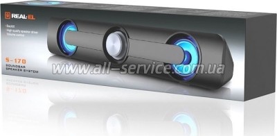   REAL-EL S-170 6 Black (EL121100013)