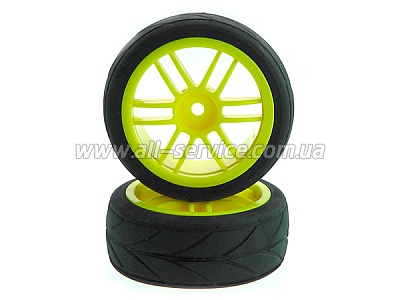 Yellow Rim & Tire Complete (02018Y+02019) 2P Yellow Rim & Tire Complete (02018Y+02019) 2P