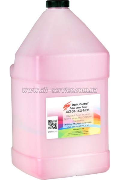 Тонер SCC Odyssey Xerox VersaLink C400/ C500/ C600 бутль 1кг magenta (XC500-1KG-MOS) Тонер SCC Odyssey Xerox VersaLink C400/ C500/ C600 бутль 1кг magenta (XC500-1KG-MOS)