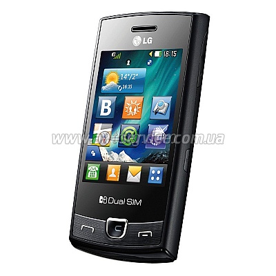   LG P520 Duos Black