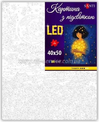 ������� �� ������� Santi ĳ������ � ������ 40�50�� LED (956663)