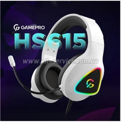�������� GamePro HS615 RGB White (HS615)