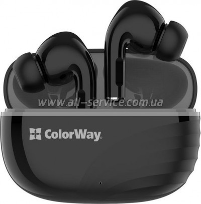 �������� ColorWay Slim TWS-5 Earbuds Black (CW-TWS5BK)