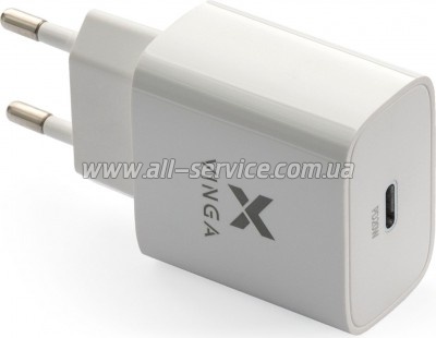 �������� ������� Vinga PD Type-C 20W white (VWCPDC)