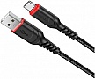 Дата кабель USB 2.0 AM to USB-C 1.0m 3A nylon X59 black HOCO (6931474744920) Дата кабель USB 2.0 AM to USB-C 1.0m 3A nylon X59 black HOCO (6931474744920)