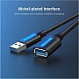 ���� ������ USB 3.0 AM/AF 0.5m black Vention (CBHBD)