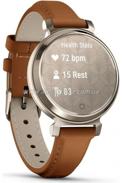�����-���� Garmin Lily 2 Classic, Cream Gold/Tan (010-02839-02)