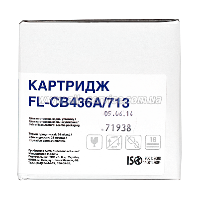  HP LJ CB436A / CANON 713 (FL-CB436A/713) FREE Label