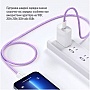 ���� ������ ColorWay USB-C to USB-C 1.0m 60W 3.0� purple (CW-CBPDCC061-PU)