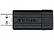  8Gb VERBATIM USB Drive STORE'N'GO PIN STRIPE BLACK (49062)