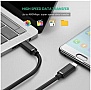 ���� ������ USB-C to USB-C 1.0m US286 3A Black Ugreen (50997)