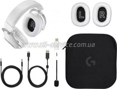  Logitech G Pro X 2 Lightspeed Wireless White (981-001269)