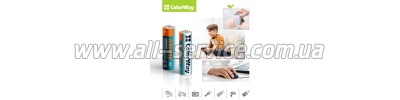  ColorWay AA LR6 Alkaline Power * 24 plastic box (CW-BALR06-24PB)