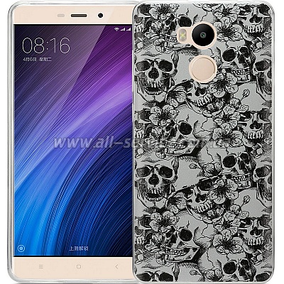����� Utty 3DPattern Ultra Thin ��� Xiaomi Redmi 4 Pro Black/Grey (263493)