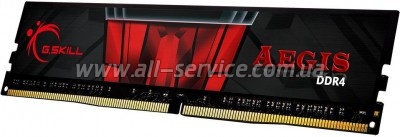     DDR4 16GB (2x8GB) 3000 MHz Aegis G.Skill (F4-3000C16D-16GISB)